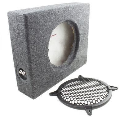 Sealed MDF Enclosure for Flat 8-inch Subwoofer with Grill-RetroSound