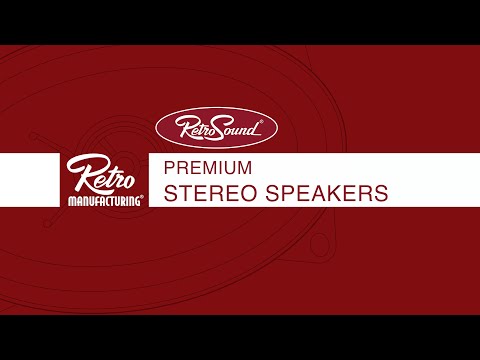 RetroSound® Premium Stereo Speakers 3.5"