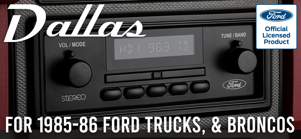 Radio Tile RetroSound® Dallas Radio – Retro Manufacturing