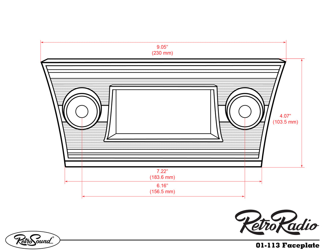 1966-67 Chevrolet Chevelle RetroRadio RetroSound – Retro Manufacturing