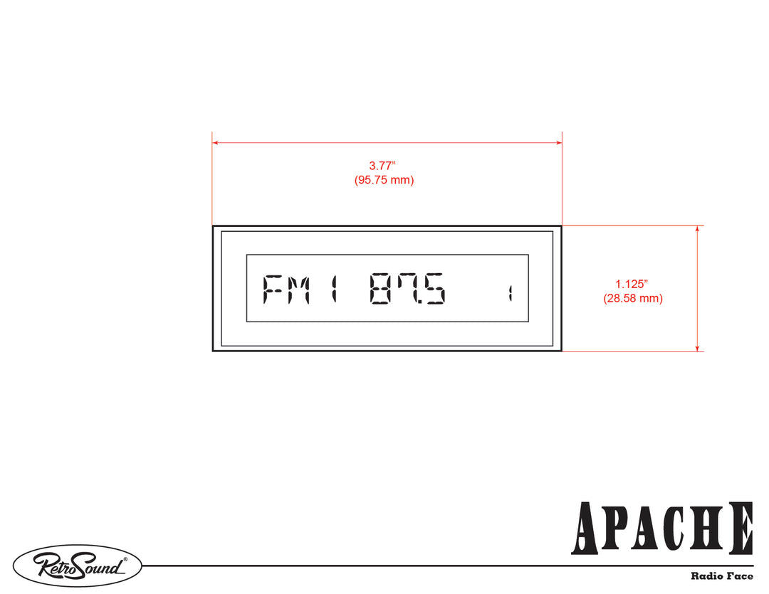 1954 Chevrolet Truck Apache Radio – Retro Manufacturing