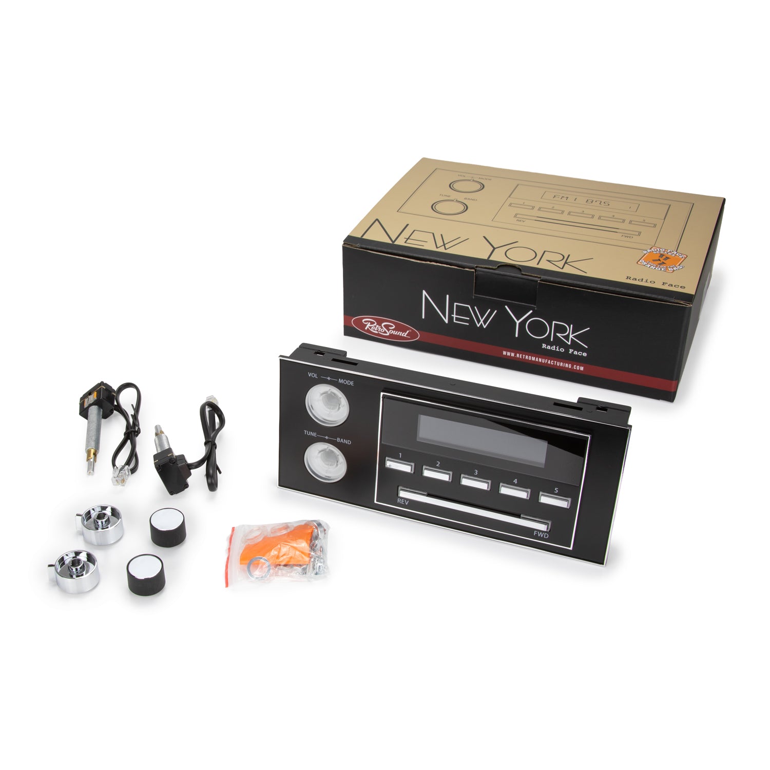 1986-87 Chevrolet S-10 Pickup New York 1.5 DIN Radio-RetroSound