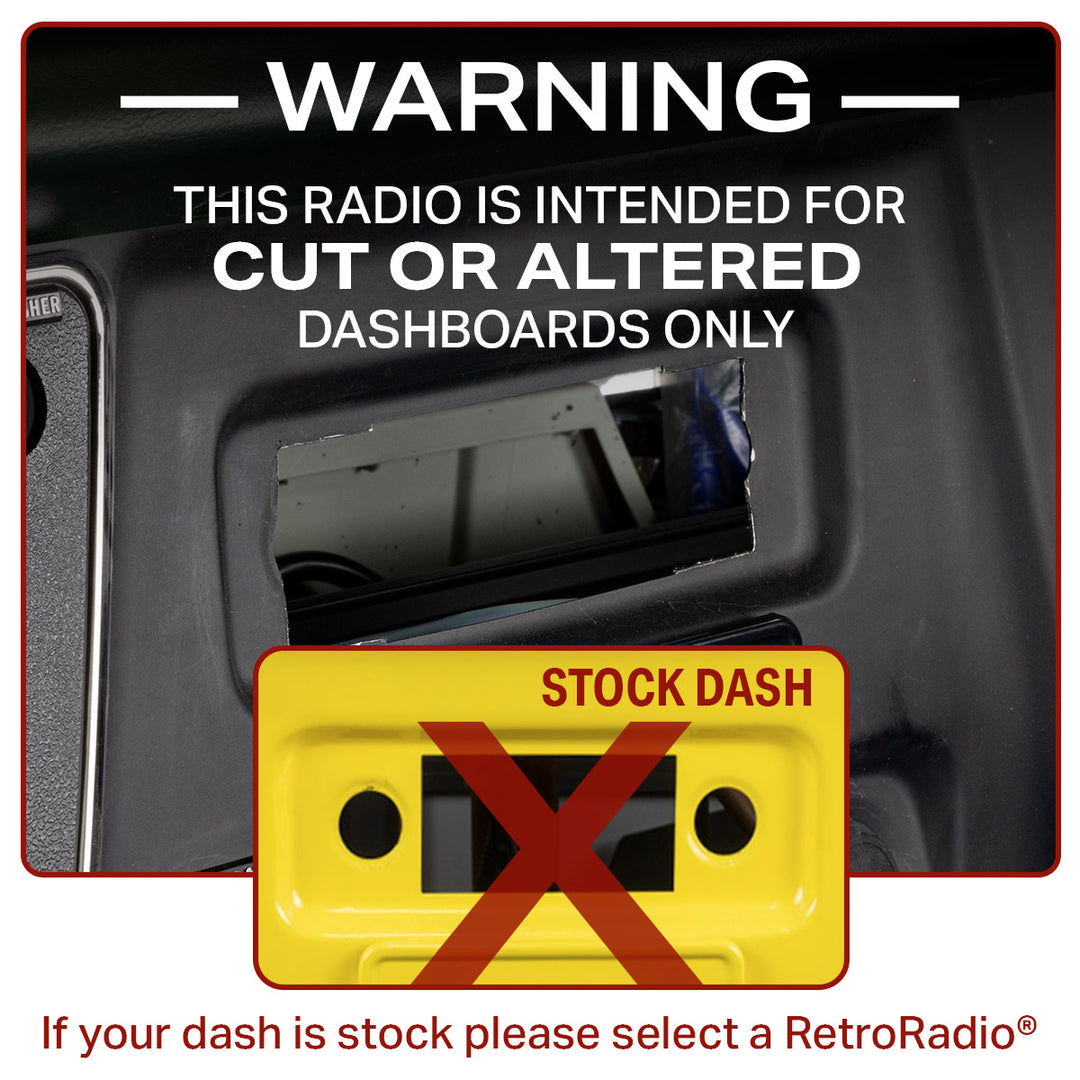 RetroSound Liberty Single DIN Radio for 1968-1973 Ford Mustang