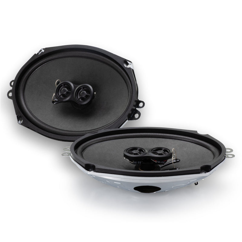 6x9-Inch 3-Way Premium Ultra-thin Dodge Ram 3500 Front Door Replacement Speakers-RetroSound