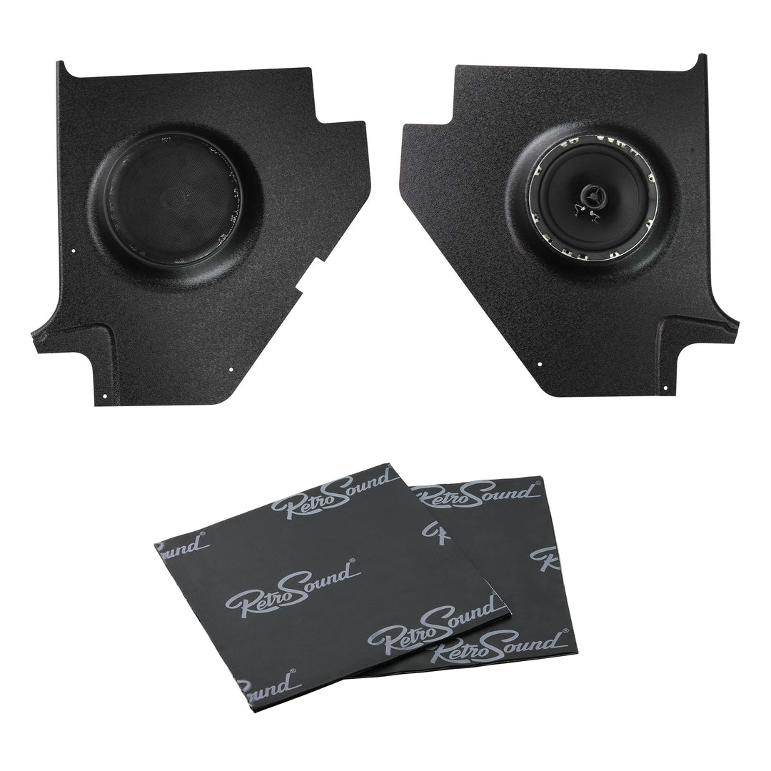 Interior Kick Panels For GM A-body Cars El Camino Kick Panels, Black ...