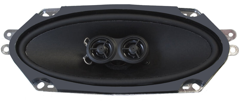 RetroSound 4" x 10" Premium Stereo Dash Speaker for 1968 Chevrolet Chevy II with No Factory Air Conditioning