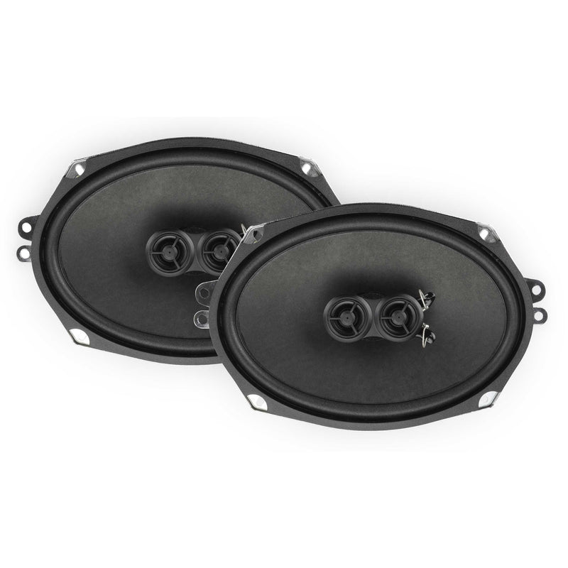 6x9-Inch 3-Way Premium Ultra-thin Ford F-250 Side Panel Replacement Speakers-RetroSound